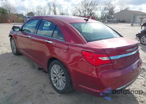 2012 Chrysler 200 Limited z USA, uszkodzony, nr VIN 1C3CCBCB7CN306069